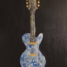 64_Blue guitar_18x24_thin border_acrylic_122017